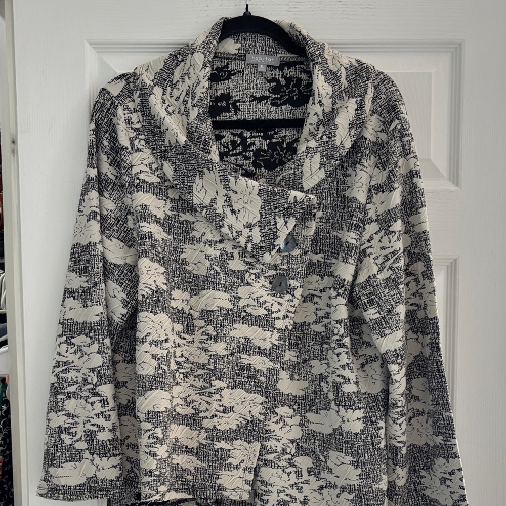 Habitat Black and White Patterned Jacket